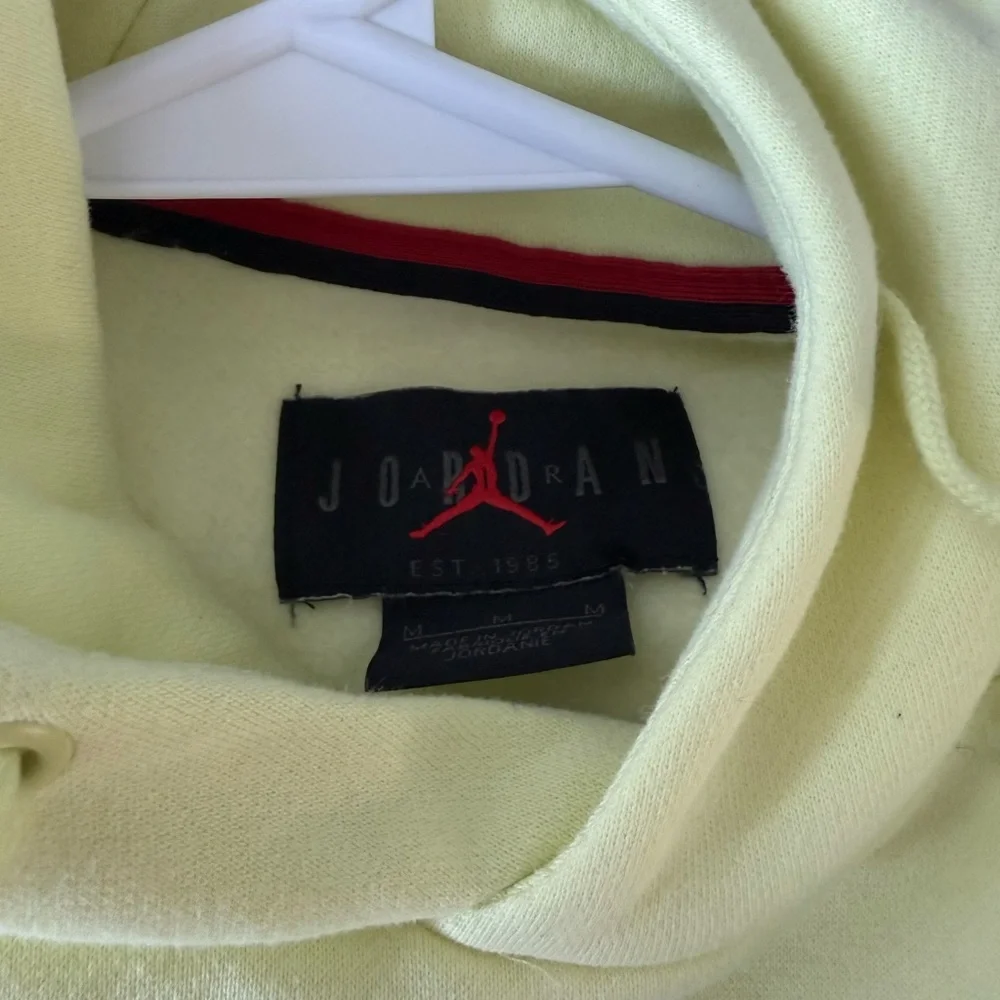 Jordan Men's Light Yellow Hoodie